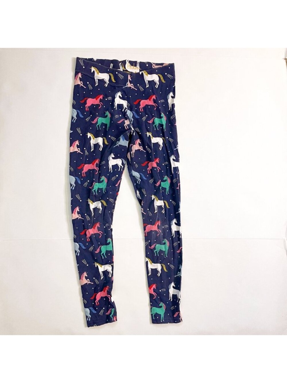 Mini Boden Unicorn Leggings, Size 11/12